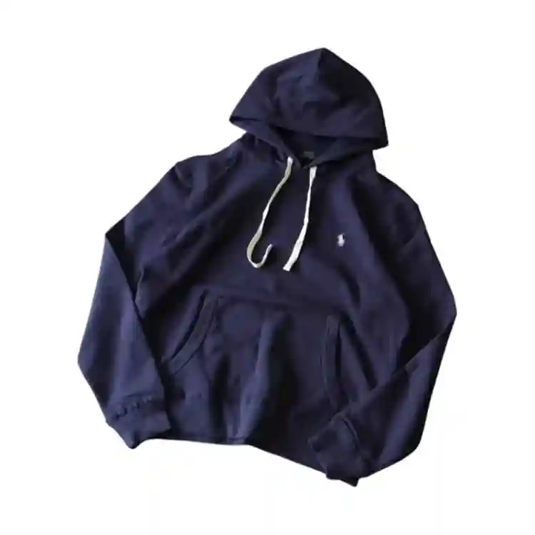 Navy Blue Hooded Sweatshirt