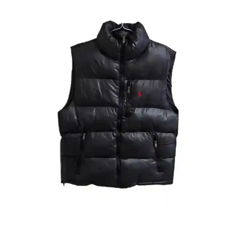 Black Vest With A Red Label