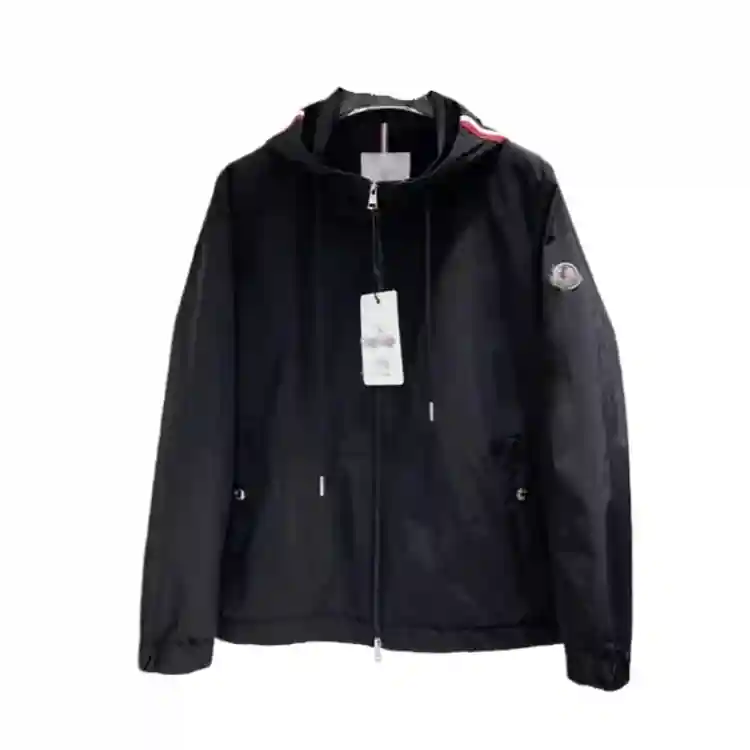 Drawstring Hooded Windbreaker